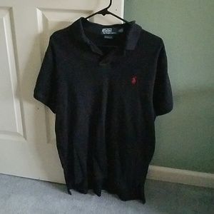 Black Short Sleeve Ralph Lauren Polo
